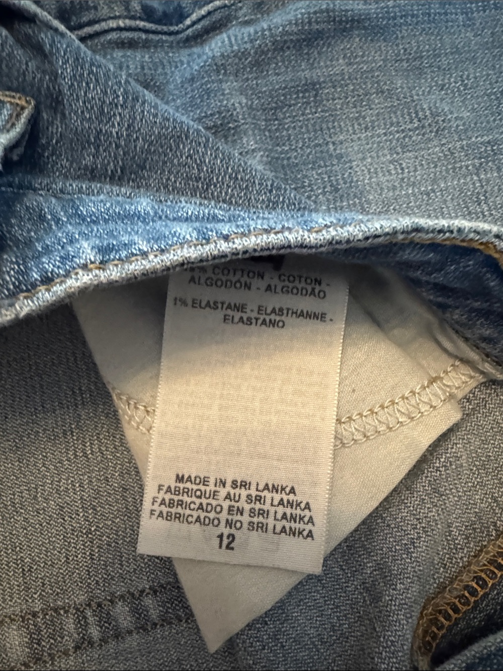 Levi's Light Blue Denim Cutoff Shorts - Picture 2 of 3